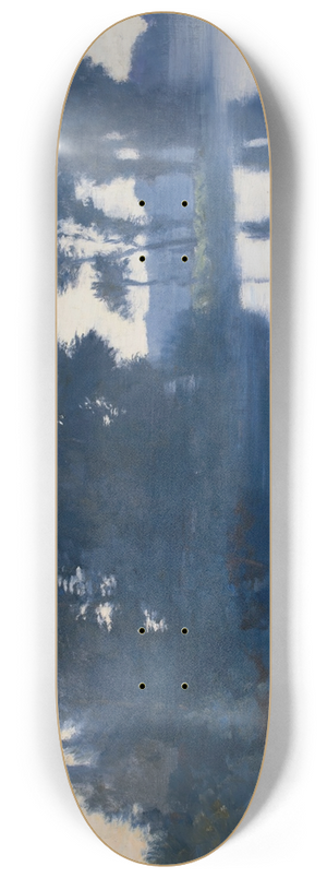 Alphonse Osbert - La tombe du soir sur lOise 8.25 inch art skate deck