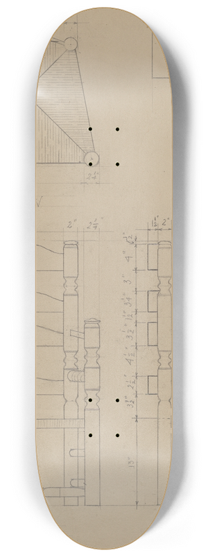 Frank Wenger - Armchair 8.25 inch art skate deck