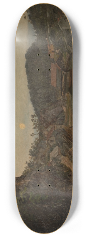 Amaldus Nielsen - Aften. Mindalen, Risr 8.25 inch art skate deck