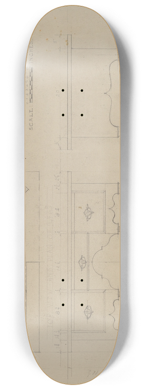 Frank Wenger - Lowboy 8.25 inch art skate deck