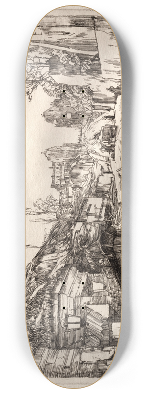 Frank Wilcox - Paris Gate 8.25 inch art skate deck