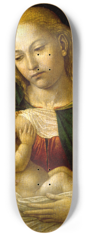 Ambrogio Bergognone - The Madonna del Latte 8.25 inch art skate deck