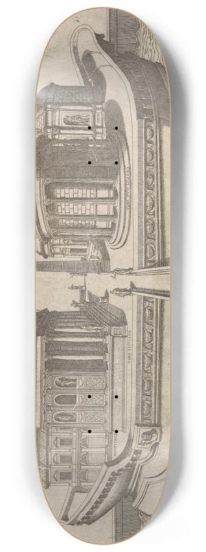 Ambrogio Brambilla - Insula Tiberina 8.25 inch art skate deck