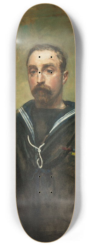 Ambrose McEvoy - Petty Officer E Pitcher VC, 1918 8.25 inch art skate deck