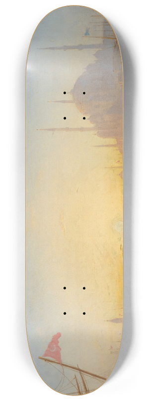 Amde Rosier - View Of Constantinople 8.25 inch art skate deck