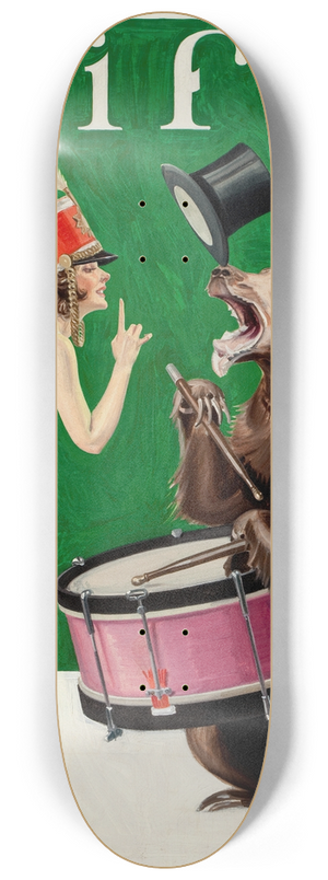 Frank Xavier Leyendecker - The Balance of Power 8.25 inch art skate deck