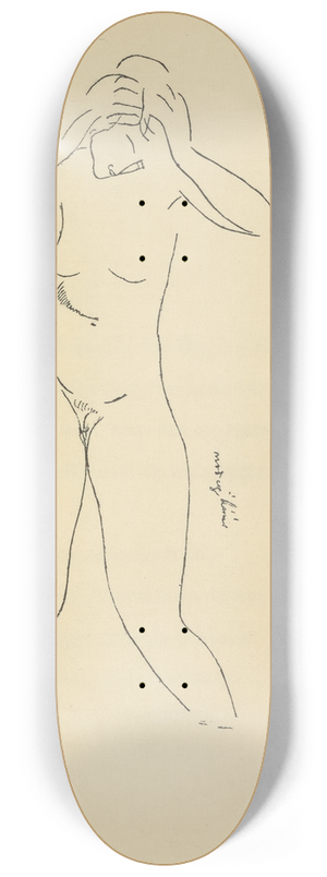 Amedeo Modigliani - Les nymphes 2 8.25 inch art skate deck