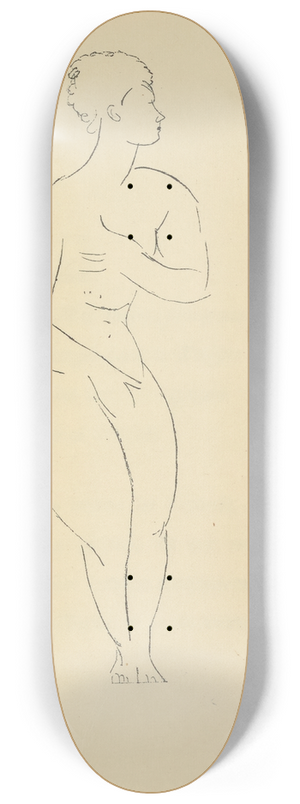 Amedeo Modigliani - Les nymphes 3 8.25 inch art skate deck