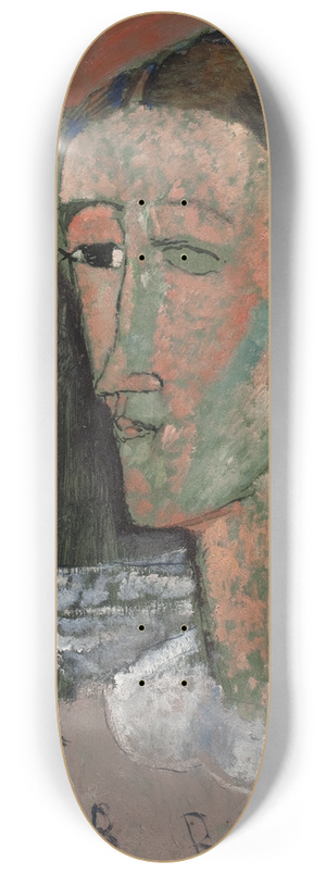 Amedeo Modigliani - Self-Portrait as Pierrot 8.25 inch art skate deck