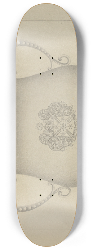 Amelia Tuccio - Silver Caudle Cup 8.25 inch art skate deck