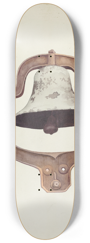 American 20th Century - Dinner Bell 8.25 inch art skate deck