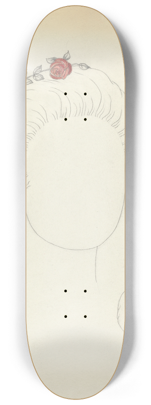 American 20th Century - Hat 8.25 inch art skate deck
