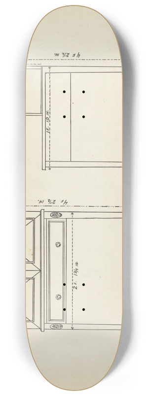 American 20th Century - Plan for Rendering 8.25 inch art skate deck