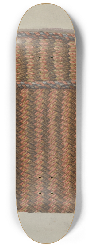 American 20th Century - Shaker Material 8.25 inch art skate deck