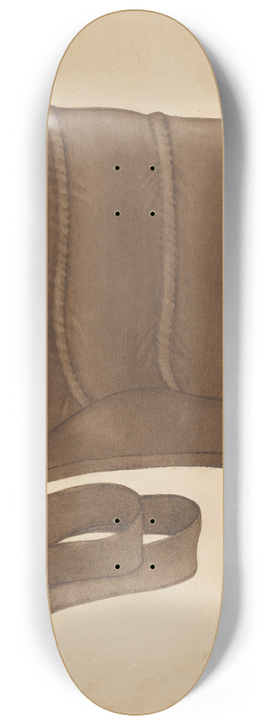 American 20th Century - Silk Bonnet 8.25 inch art skate deck