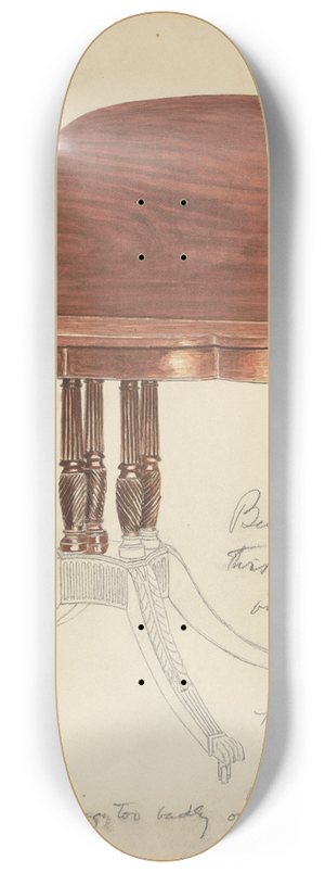 American 20th Century - Table 8.25 inch art skate deck