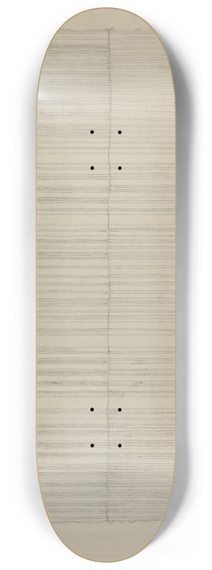 American 20th Century - Textile 8.25 inch art skate deck