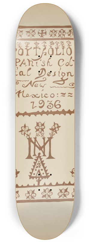 American 20th Century - Tile Page for Portfolio 8.25 inch art skate deck