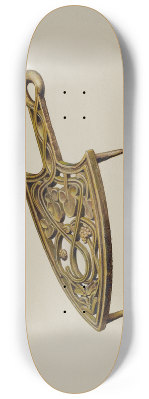 Amos C. Brinton - Flat Iron Stand 8.25 inch art skate deck