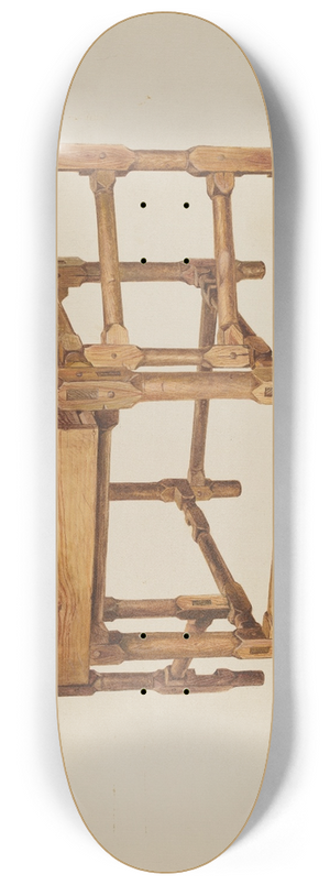 Amos C. Brinton - Gate-legged Dining Table 8.25 inch art skate deck