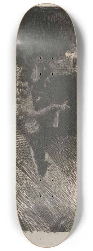 Anders Zorn - The Waltz 8.25 inch art skate deck
