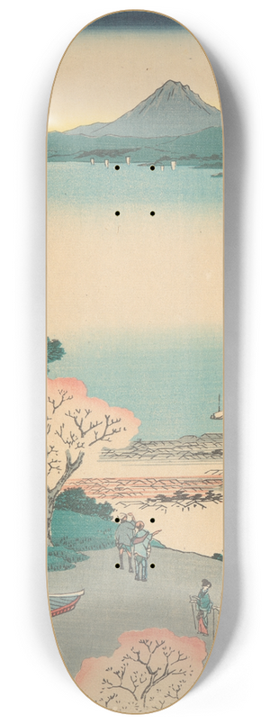 And Hiroshige - Otsu 8.25 inch art skate deck