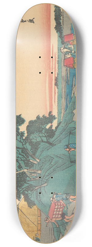 And Hiroshige - Yui 8.25 inch art skate deck