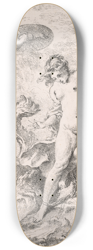 Franois Boucher - Andromeda (Andromde) 8.25 inch art skate deck