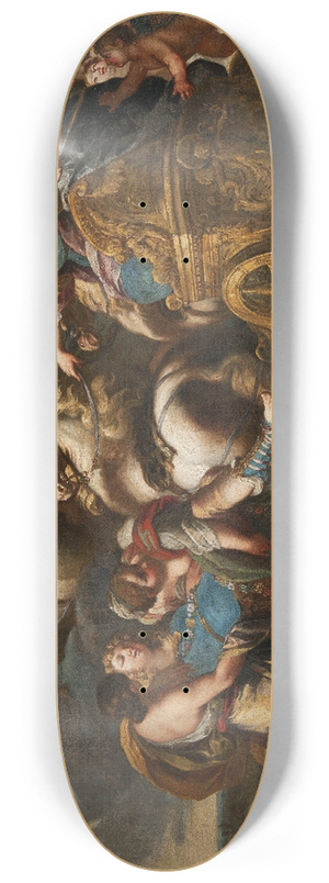 Andrea Camassei - Armida abducts Rinaldo 8.25 inch art skate deck