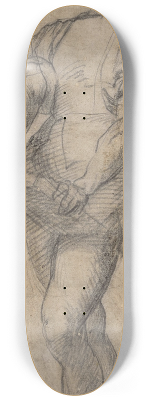 Andrea del Sarto - Standing youth holding a book 8.25 inch art skate deck