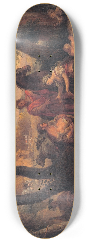 Andrea Locatelli - Finding of Romulus and Remus 8.25 inch art skate deck