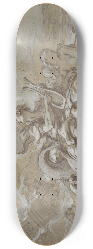 Franois Boucher - Arion Rescued from Shipwreck by a Dolphin 8.25 inch art skate deck