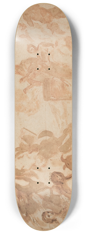 Andrea Sacchi - A Sacrifice to Pan 8.25 inch art skate deck