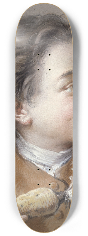 Franois Boucher - Boy with a Carrot 8.25 inch art skate deck