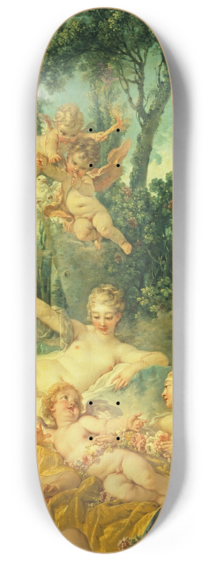 Franois Boucher - Cupid a Captive 8.25 inch art skate deck