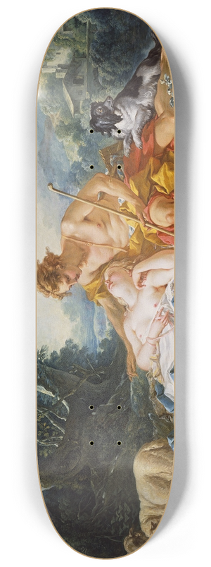 Franois Boucher - Daphnis and Chloe 8.25 inch art skate deck