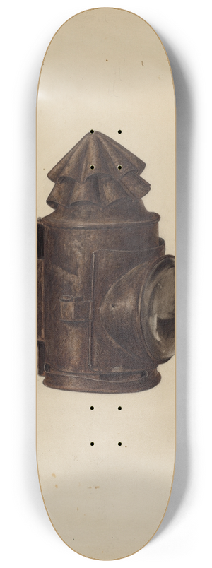 Andrew Topolosky - Tin Spot Lamp 8.25 inch art skate deck