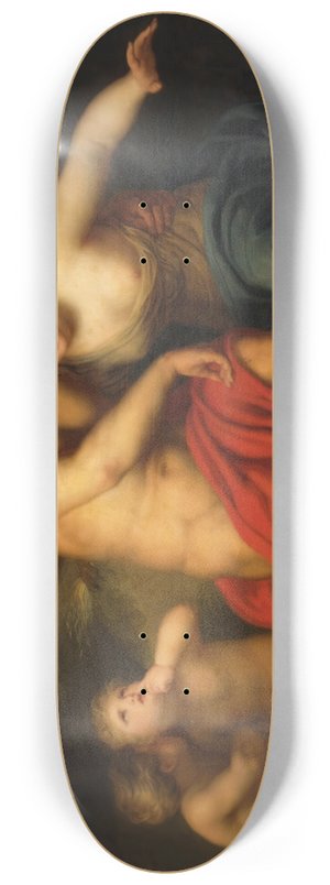 Andries Cornelis Lens - Zeus and Hera on Mount Ida 8.25 inch art skate deck