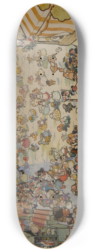 Andr Victor douard Devambez - La foire de Pque 8.25 inch art skate deck