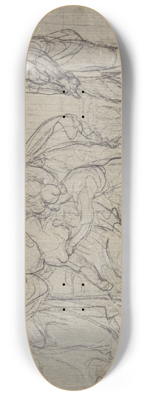 Angelica Kauffmann - Vergil liest Augustus und Octavia die Aeneis vor 8.25 inch art skate deck