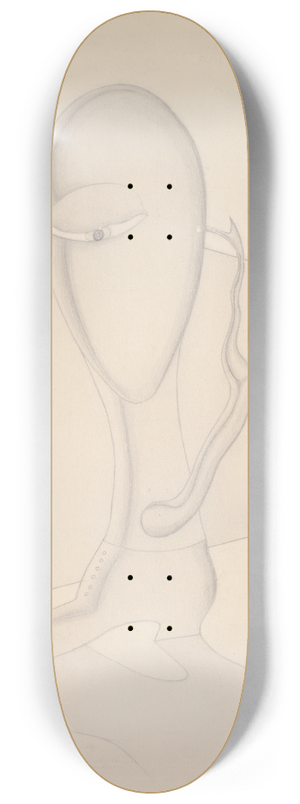 Angelika Hoerle - Tree andWall 8.25 inch art skate deck