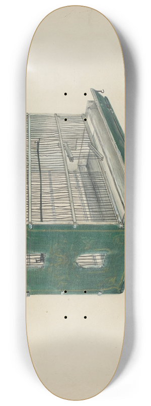 Angelo Bulone - Zoar Bird Cage 8.25 inch art skate deck