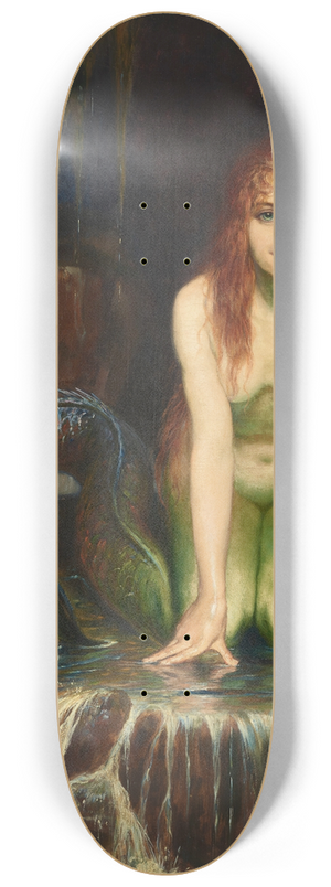 Angelo von Courten - Die Nixe 8.25 inch art skate deck