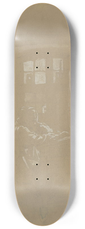 Angilbert Gbel - Der Kupferstecher Eissenhardt in seinem Atelier 8.25 inch art skate deck