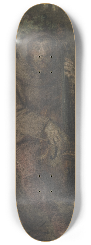 Angilbert Gbel - Gnom in Waldesdichte das Cello spielend 8.25 inch art skate deck
