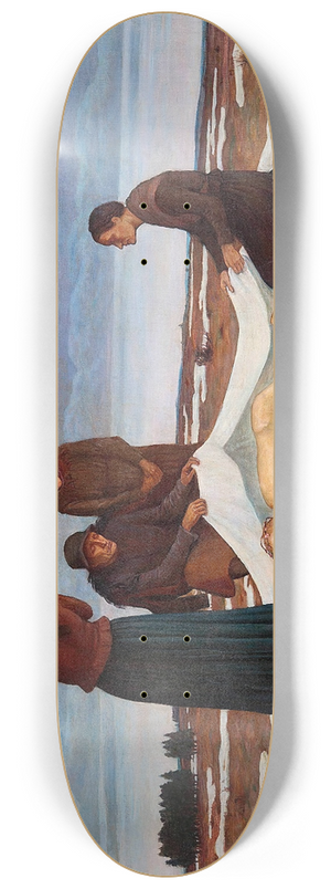 Anna Berent - Awakening of spring 8.25 inch art skate deck