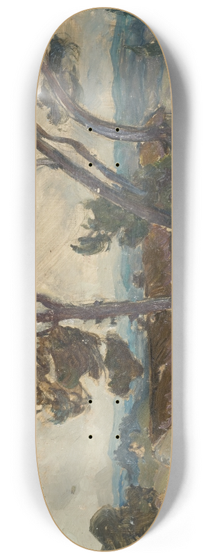 Anna Boberg - Study from Spoleto, Italy 8.25 inch art skate deck
