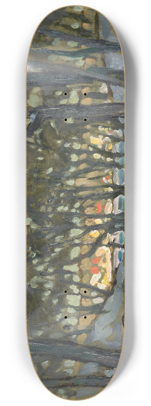 Anna Boberg - Winter Study from Djurgrden, Stockholm 8.25 inch art skate deck