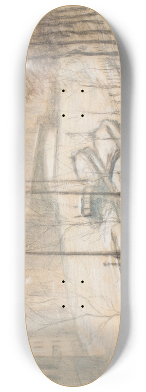 Anna De Weert - Schuiten onder de sneeuw 8.25 inch art skate deck