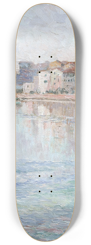 Anna De Weert - Weerspiegelingen op de zee bij Menton (Cte dAzur) 8.25 inch art skate deck
